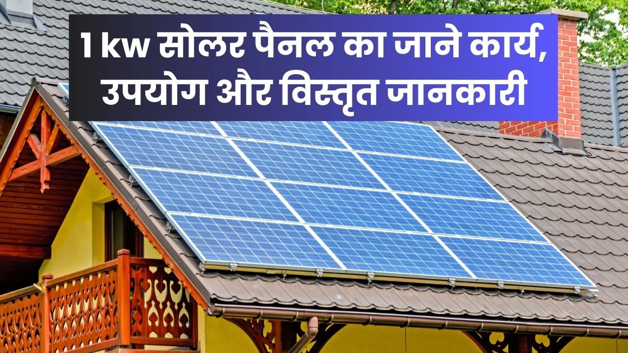 1kw सोलर पैनल